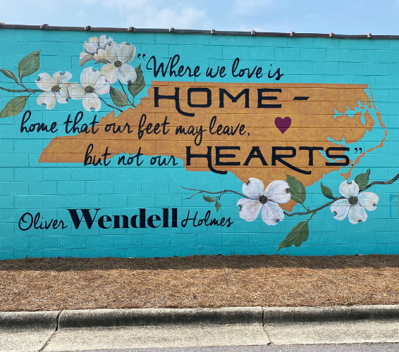 Downtown Wendell NC Mural Main Street